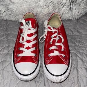 Red Kids Converse
